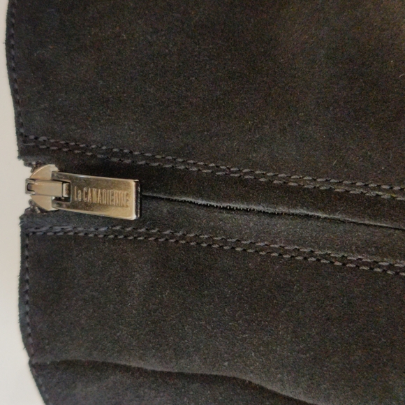 Suede black boots - Picture 3 of 6